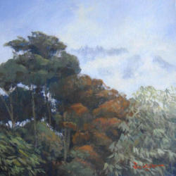 Mystical Mt Kinabalu   2012   Acrylic on canvas panel   30 x 30 cm   SGD2,000
