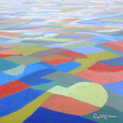 Aerial View 12   2012   Acrylic on canvas panel   30 x 30 cm   SGD2,000