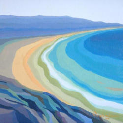 Mountain, Beach and Sea   2012   Acrylic on canvas   30 x 30 cm   SGD1,500