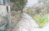Small Village Road   2022   Watercolour on paper   15 x 10 cm   SGD250