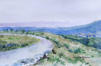 Mountain Path   2022   Watercolour on paper   15 x 10 cm   SGD240